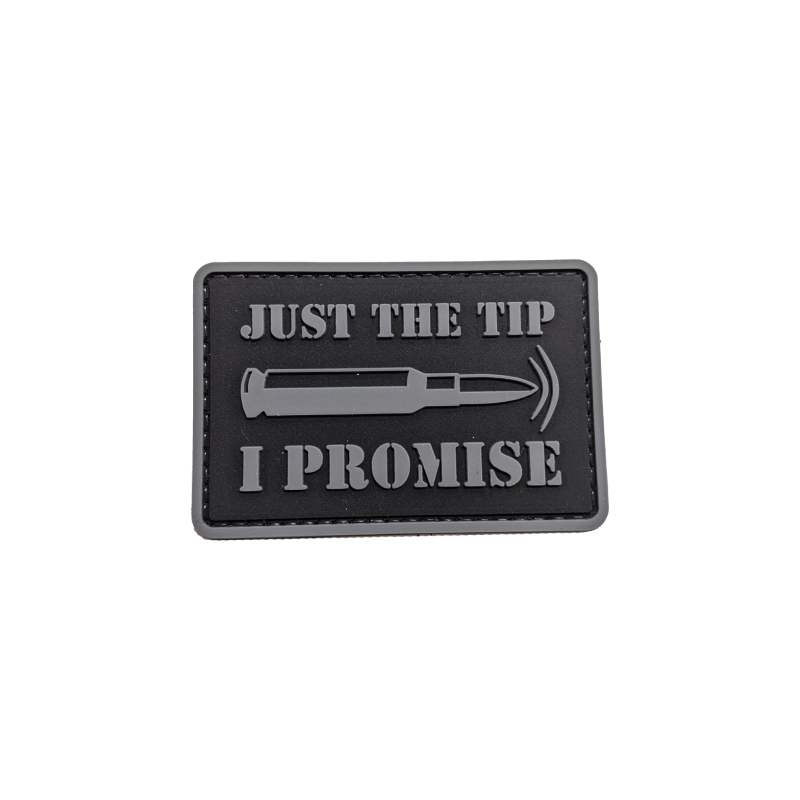 Just The Tip I Promise PVC Patch - Various Colours - The Patch Board